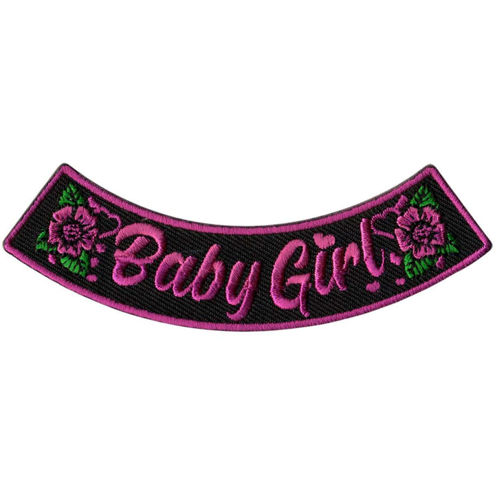 Hot Leathers Baby Girl 4” X 1” Bottom Rocker Patch PPM5112