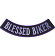 Hot Leathers Blessed Biker 12” X 3” Bottom Rocker Patch PPM5113