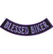 Hot Leathers Blessed Biker 4” X 1” Bottom Rocker Patch PPM5114