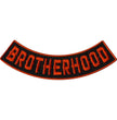 Hot Leathers Brotherhood 4” X 1” Bottom Rocker Patch PPM5116