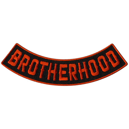 Hot Leathers Brotherhood 4” X 1” Bottom Rocker Patch PPM5116