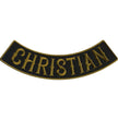 Hot Leathers Christian 12” X 3” Bottom Rocker Patch PPM5123