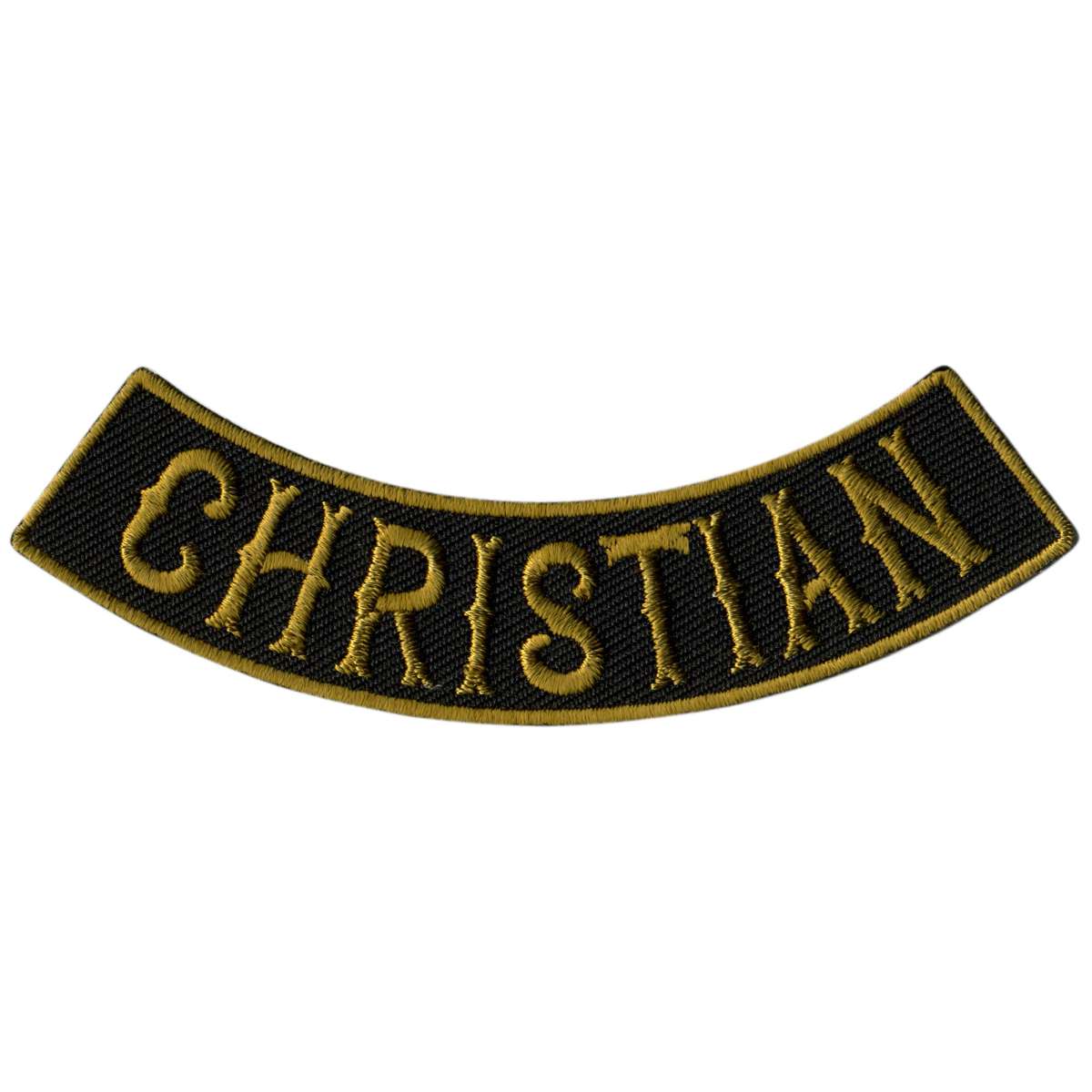 Hot Leathers Christian 4” X 1” Bottom Rocker Patch PPM5124