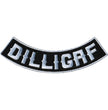 Hot Leathers DILLIGAF  4” X 1” Bottom Rocker Patch PPM5126