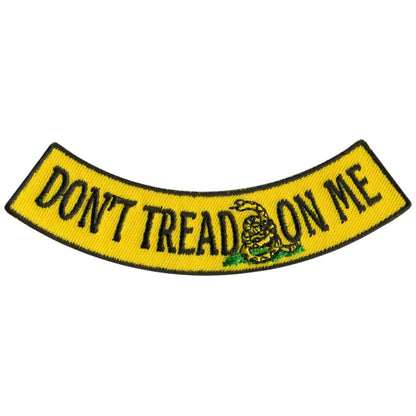 Hot Leathers Don't Tread On Me 4” X 1” Bottom Rocker Patch PPM5128