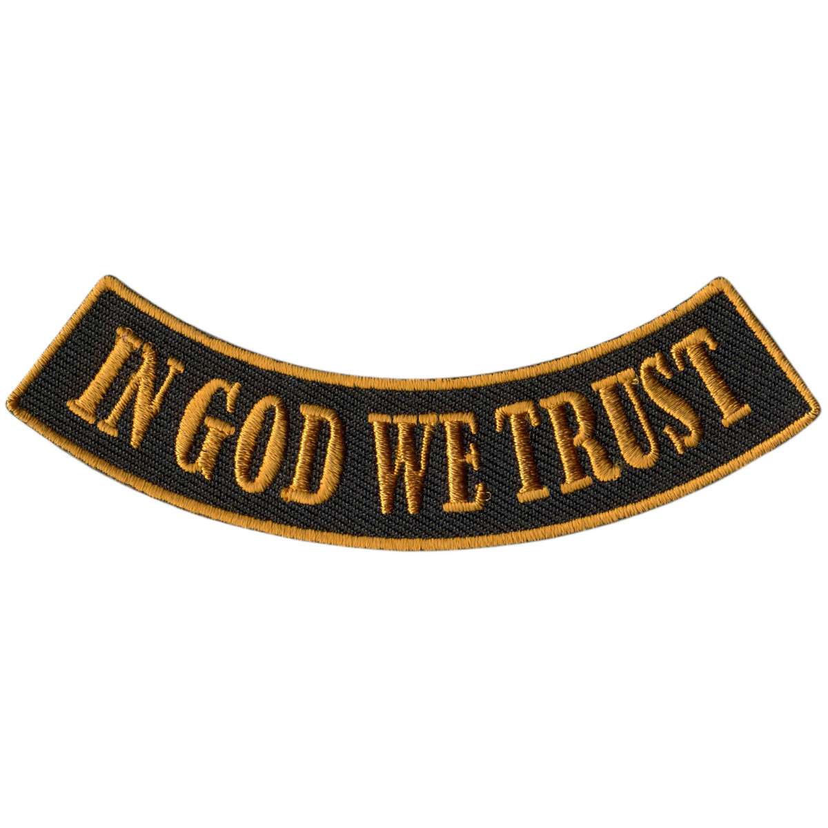 Hot Leathers In God We Trust 4” X 1” Bottom Rocker Patch PPM5136