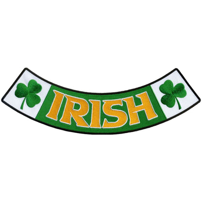 Hot Leathers Irish 12” X 3” Bottom Rocker Patch PPM5137