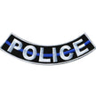 Hot Leathers Police 4” X 1” Bottom Rocker Patch PPM5148