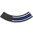 Hot Leathers Thin Blue Line 12” X 3” Bottom Rocker Patch PPM5157