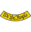 Hot Leathers We The People 12” X 3” Bottom Rocker Patch PPM5165