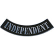 Hot Leathers Independent 12” X 3” Bottom Rocker Patch PPM5169