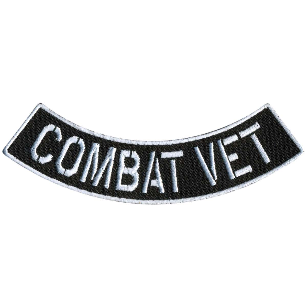 Hot Leathers Combat Vet 4” X 1” Bottom Rocker Patch PPM5174