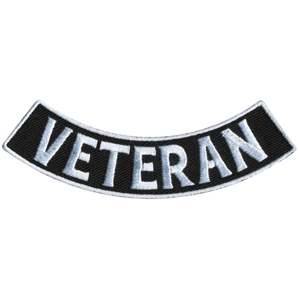 Hot Leathers Veteran 4” X 1” Bottom Rocker Patch PPM5178