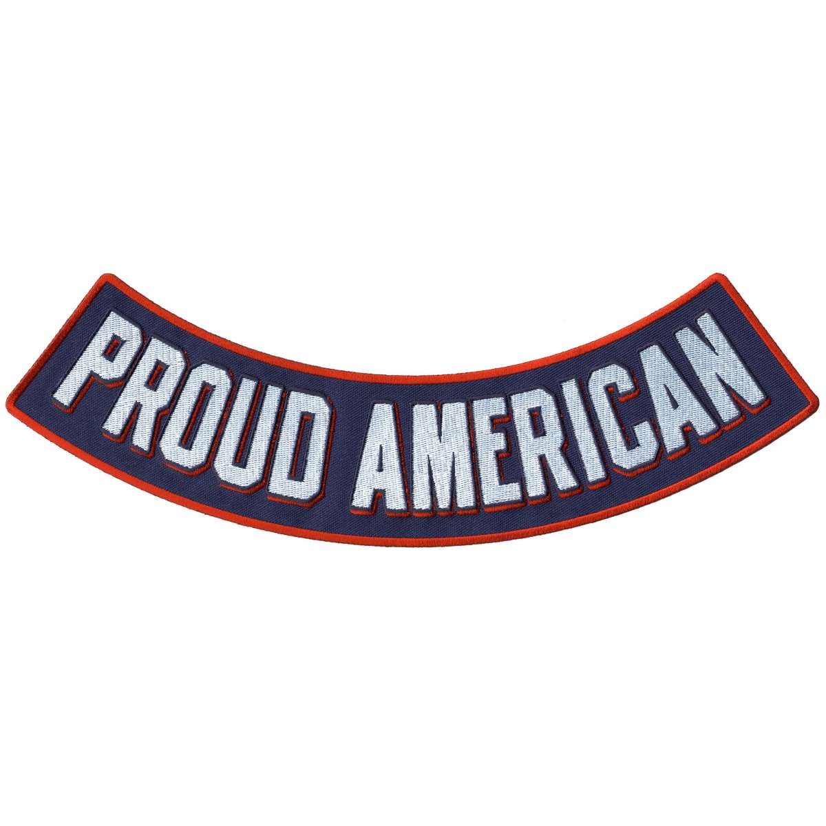 Hot Leathers Proud American 12" x 3"  Bottom Rocker Patch PPM5179