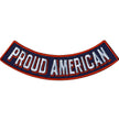 Hot Leathers Proud American 4” X 1” Bottom Rocker Patch PPM5180