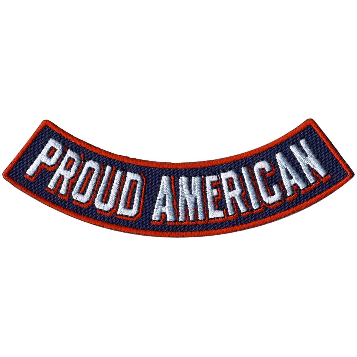 Hot Leathers Proud American 4” X 1” Bottom Rocker Patch PPM5180