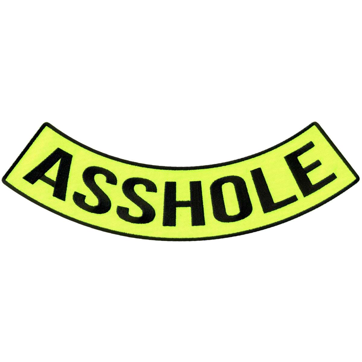 Hot Leathers Asshole 12” X 3” Bottom Rocker Patch PPM5181