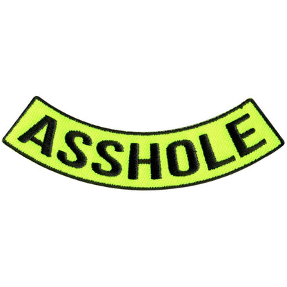 Hot Leathers Asshole 4” X 1” Bottom Rocker Patch PPM5182