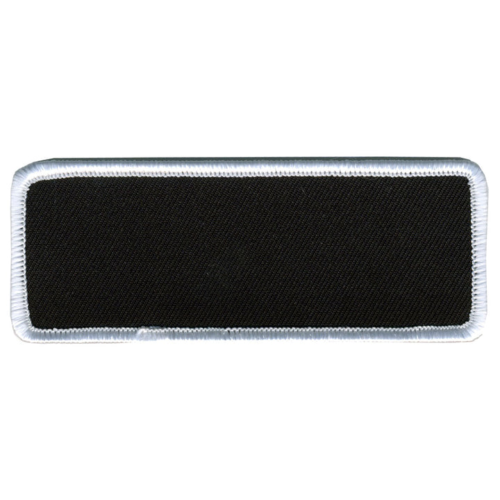 Hot Leathers Blank w/ White Trim 4" x 1.5" Patch PPP1002