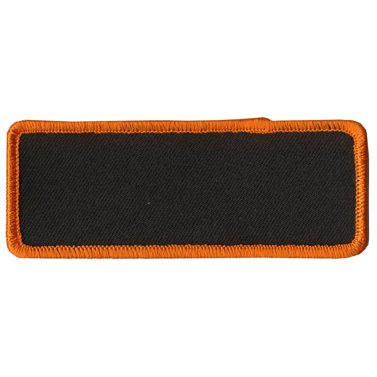 Hot Leathers Blank w/ Orange Trim 4" x 1.5" Patch PPP1003