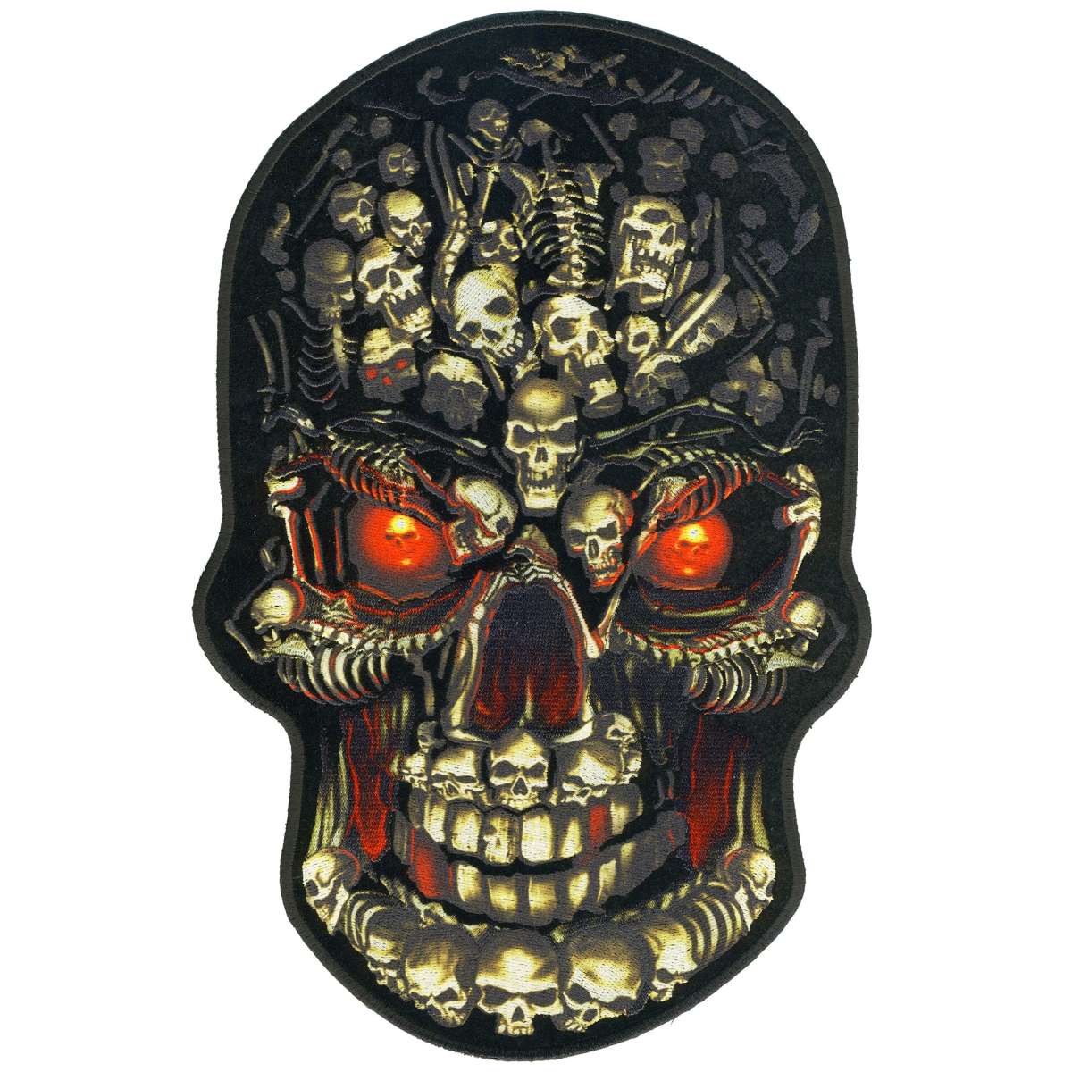 Hot Leathers Skulls Make Skull Patch 10.5" PPQ1259