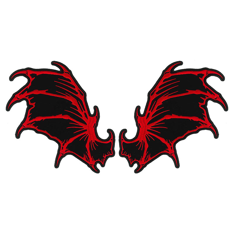 Hot Leathers PPQ1439 Dragon Wings 8" Patch