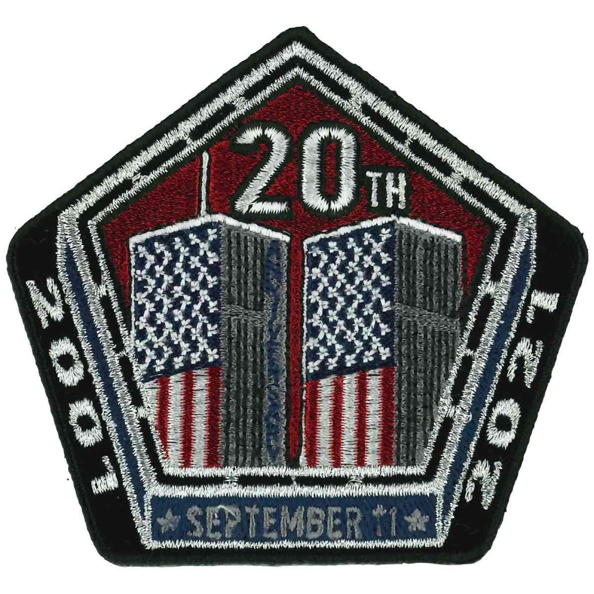 Hot Leathers PPQ1673 9-11 Pentagon and Towers 3" Patch