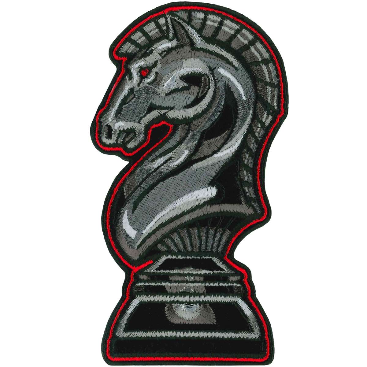 Hot Leathers Black Knight Chess Patch 3x5" PPQ2023