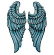 Hot Leathers Angel Wings 2 10
