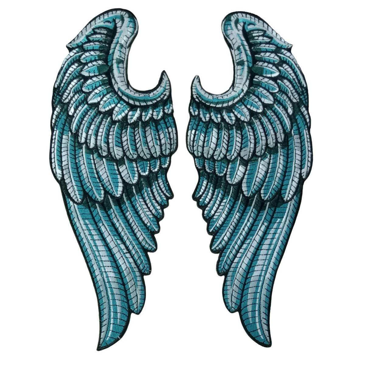 Hot Leathers Angel Wings 2 10" 7.9 X 9.6" Embroidered Patch PPQ2399