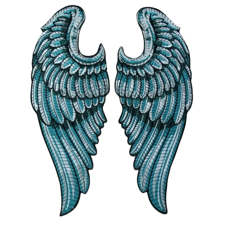 Hot Leathers Angel Wings 2 10" 7.9 X 9.6" Embroidered Patch PPQ2399