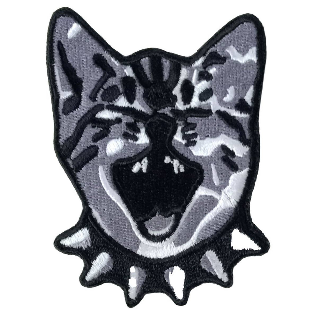 Hot Leathers Cat Yell 2.25 X 2.8 Embroidered Patch PPQ2430