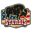 Hot Leathers Sturgis Bison Americana 3.75