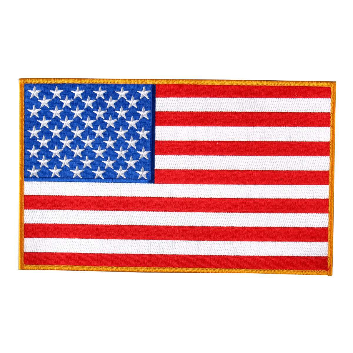 Hot Leathers American Flag Hook and Loop 3" x 2" Patch PPV1009