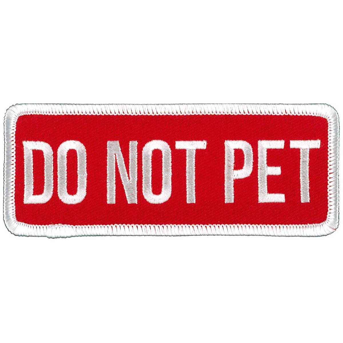 Hot Leathers PPW1012 4 Inch Do Not Pet Patch