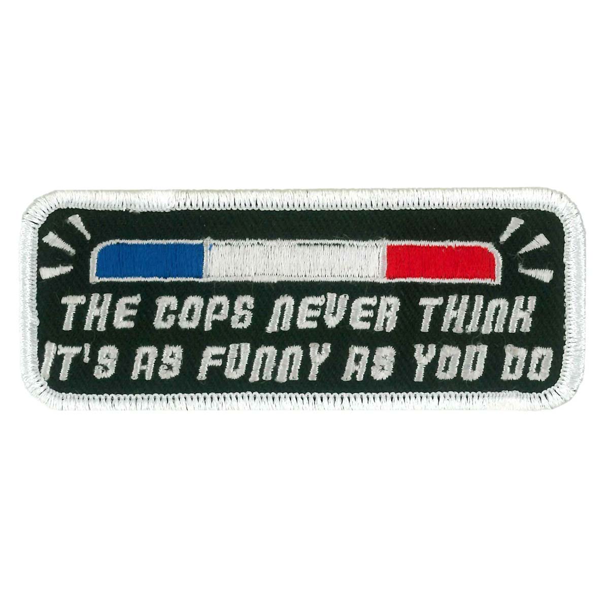 Hot Leathers PPW1089 Comes Never Think 4" x 2" Patch