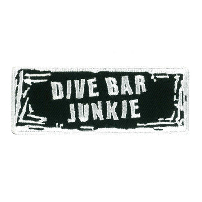 Hot Leathers PPW1155 Dive Bar Junkie 4" x 2" Patch