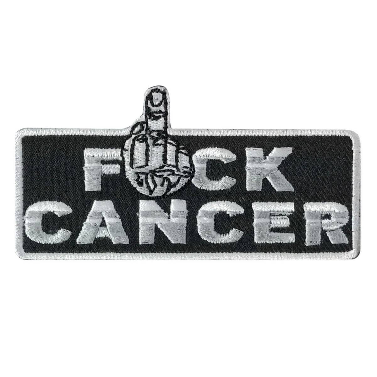 Hot Leathers Fuck Cancer 4" X 2" Embroidered Patch PPW1100
