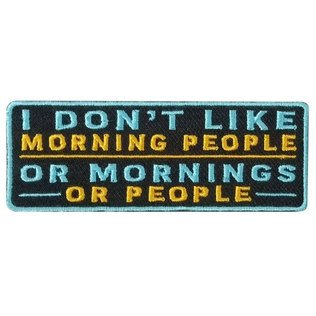 Hot Leathers Morning People 4" X 2" Embroidered Patch PPW1118