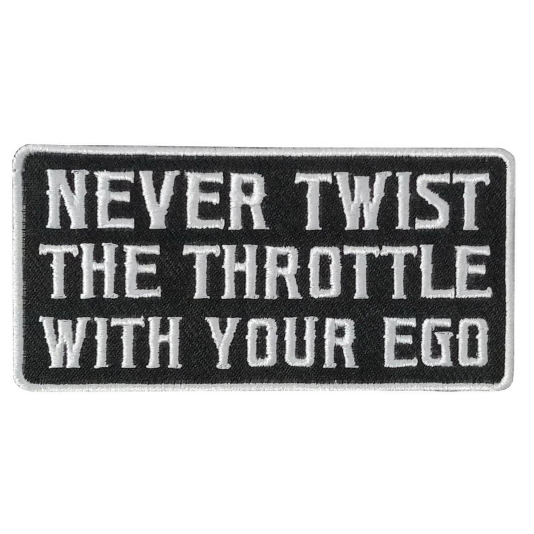 Hot Leathers Never Twist 4" X 2" Embroidered Patch PPW1123