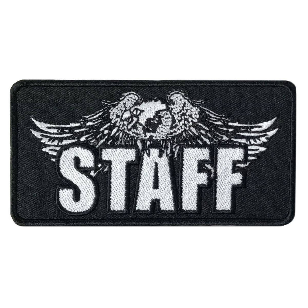 Hot Leathers Staff Eagle 4" X 2" Embroidered Patch PPW1138