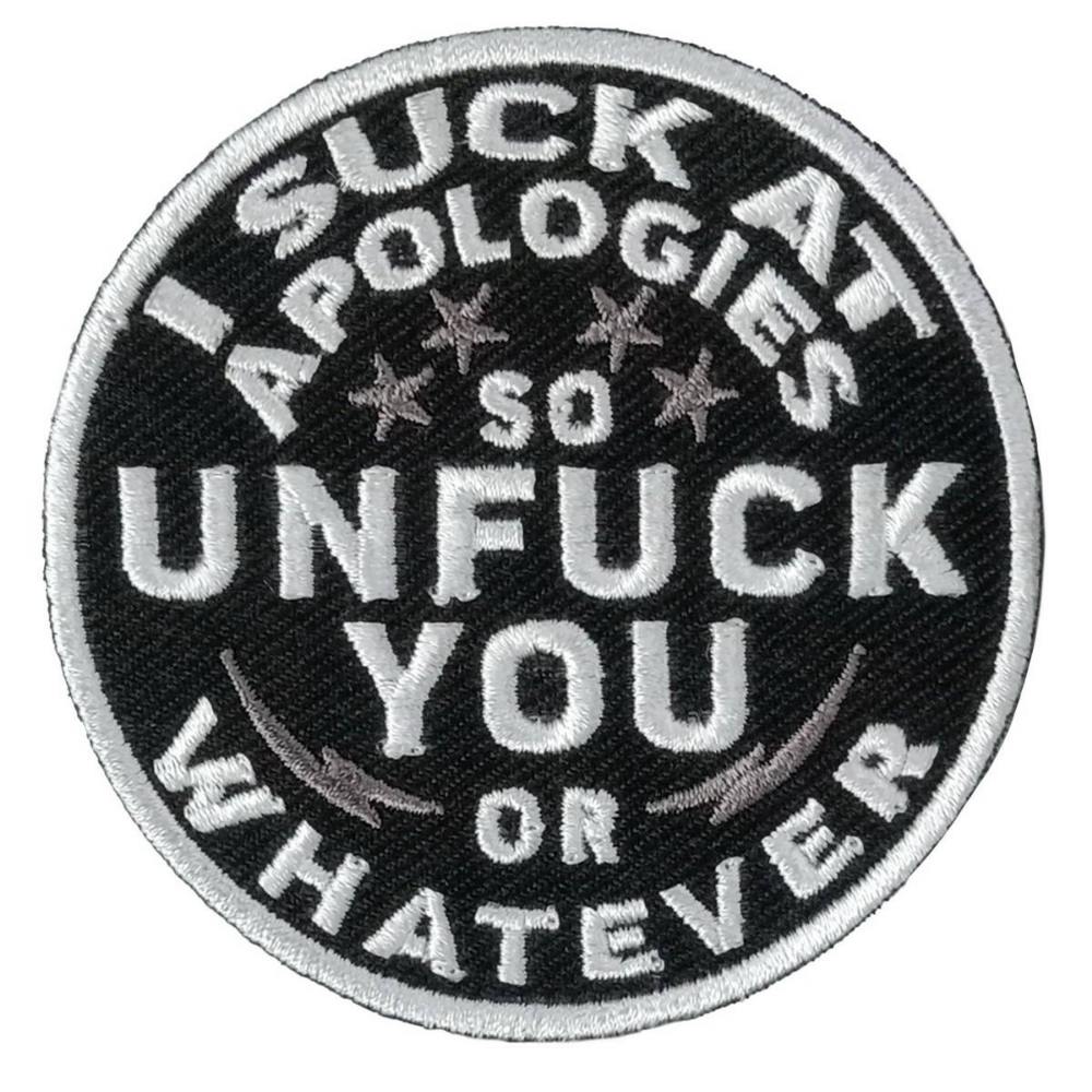 Hot Leathers Unfuck You 3" X 3" Embroidered Patch PPW1149