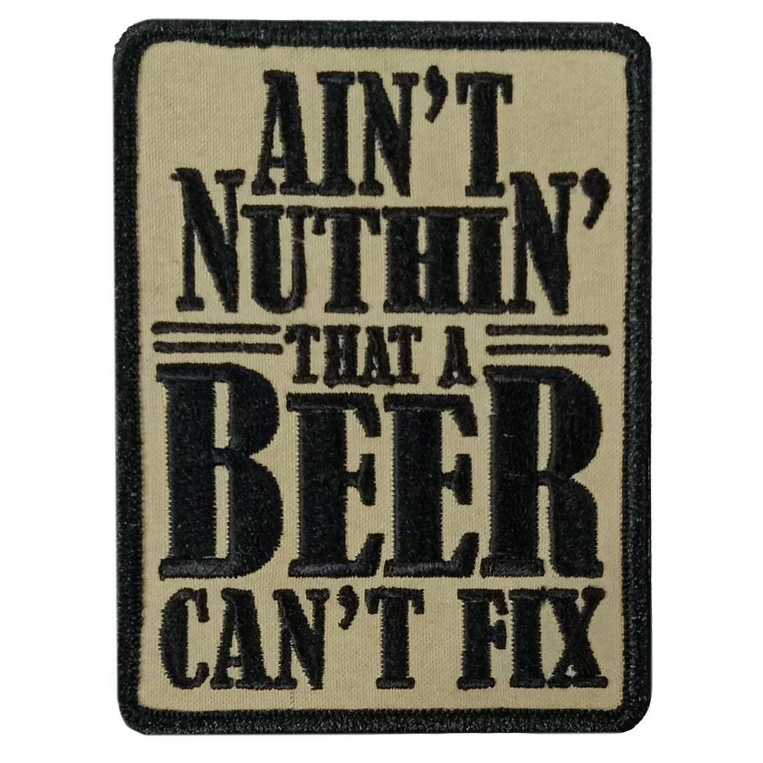 Hot Leathers Beer Cant Fix 3" X 4" Embroidered Patch PPW1157