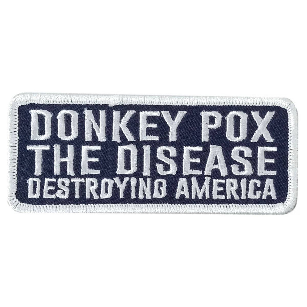 Hot Leathers Donky Pox 4" X 1.5" Embroidered Patch PPW1166