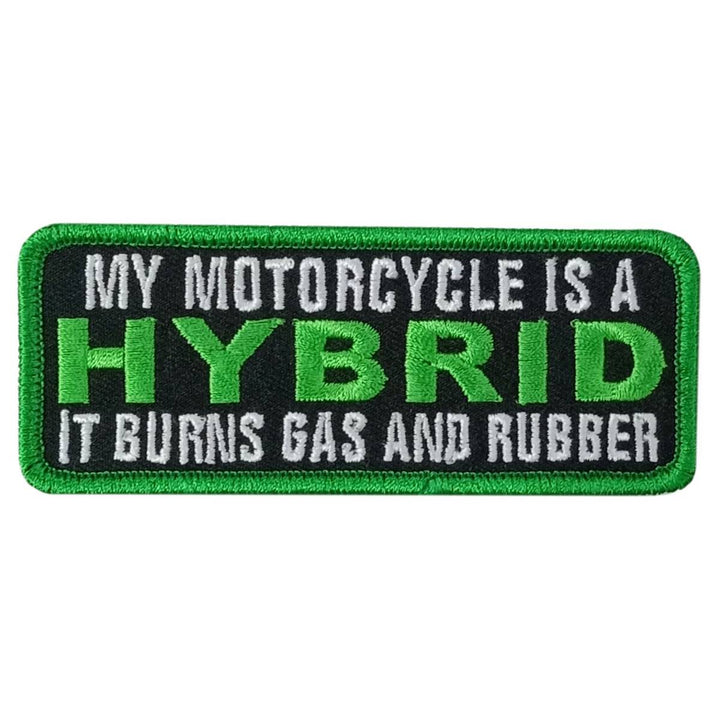 Hot Leathers Hybrid 4" X 1.5" Embroidered Patch PPW1179