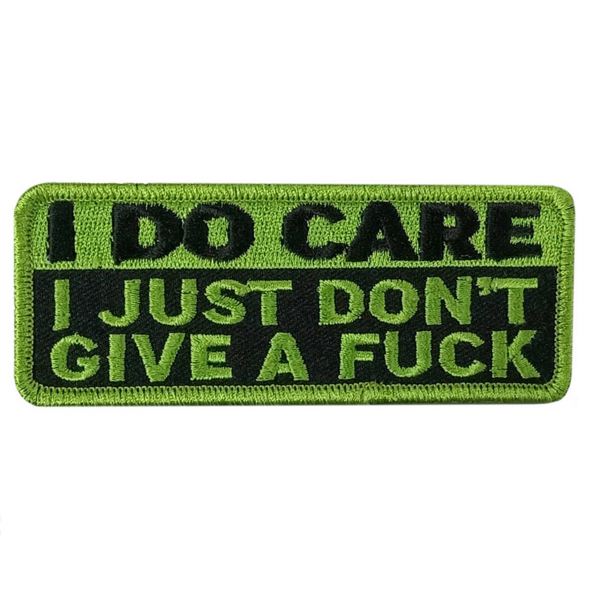 Hot Leathers I Do Care 4" X 1.5" Embroidered Patch PPW1181