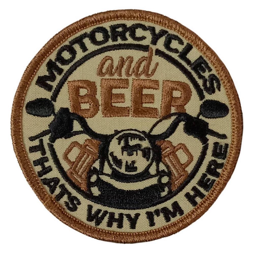 Hot Leathers Why Im Here 3" X 3" Embroidered Patch PPW1214