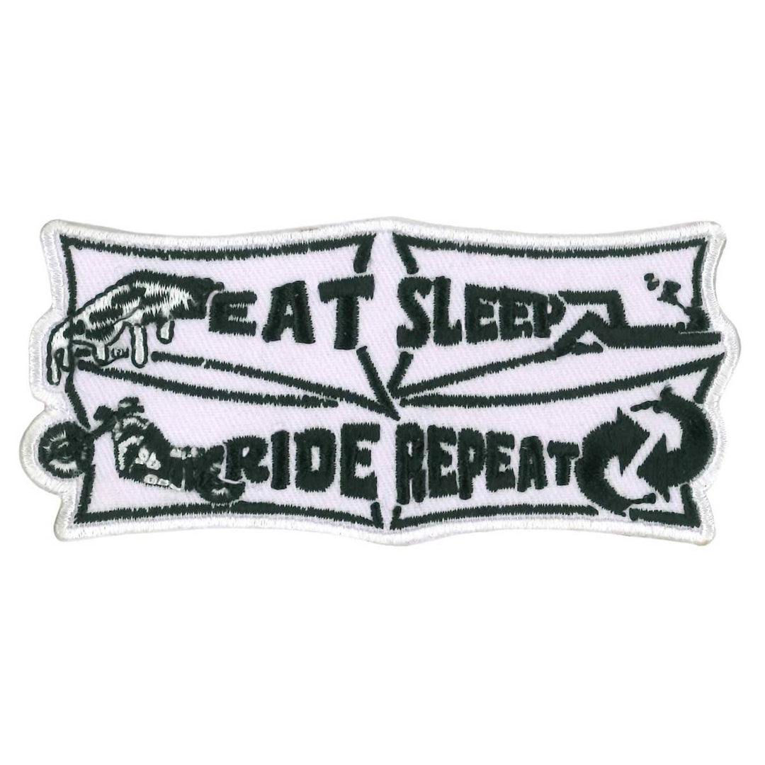 Hot Leathers Eat Sleep Embroidered Patch Ppw1227 PPW1227