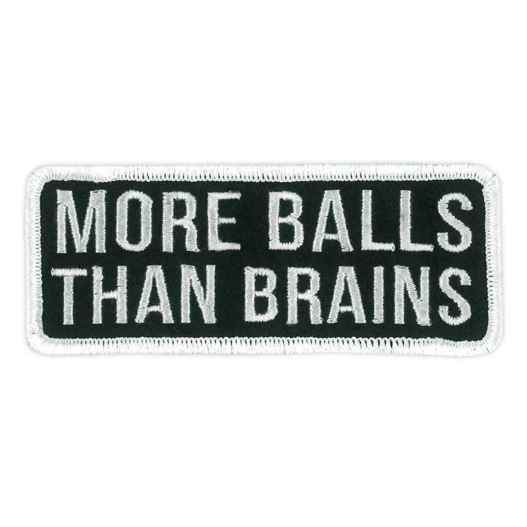Hot Leathers More Balls Embroidered Patch Ppw1244 PPW1244