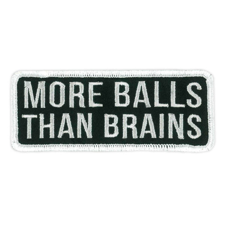 Hot Leathers More Balls Embroidered Patch Ppw1244 PPW1244